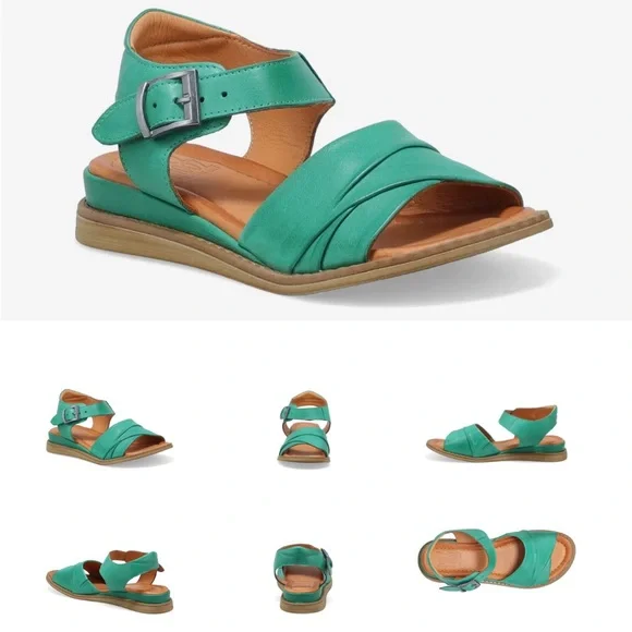 NIB... Miz Mooz Haley Gold Sandals Size 38 EU ...Size 7.5-8 US - Picture 3 of 4